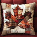 Autumn Maple Charm Quilted Pillow Cover Holiday Home Decor Gifts For Friend - Curranto