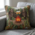 Bigfoot Mystic Quilted Pillow Cover Home Good Decoration Dad Gifts - Curranto