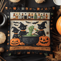 Black Cat Quilted Pillow Cover Room Decor Ideas Presents For Husband - Curranto