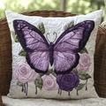 Butterfly Garden Quilted Pillow Cover Room Decor Ideas Best Gifts For Wife - Curranto