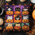 Cuddle Cat Dream Quilted Pillow Cover Indoor Holiday Decorations Husband Gifts - Curranto