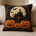 Pumpkin Halloween Quilted Pillow Cover Holiday Home Decor Gift Ideas For Him - Curranto