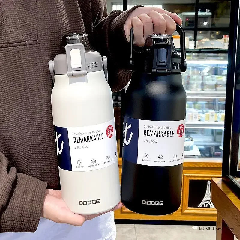 DODGE Large Stainless Steel Insulated Tumbler for Outdoor Sports