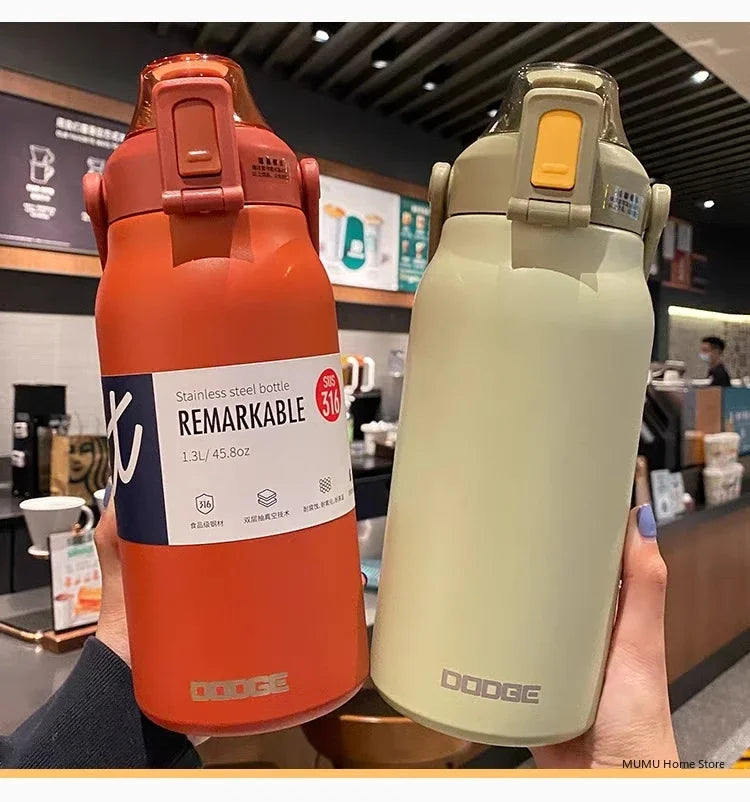DODGE Large Stainless Steel Insulated Tumbler for Outdoor Sports