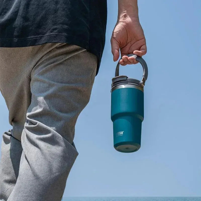 Tyeso Insulated Stainless Steel Coffee Tumbler for Travel & Commuting