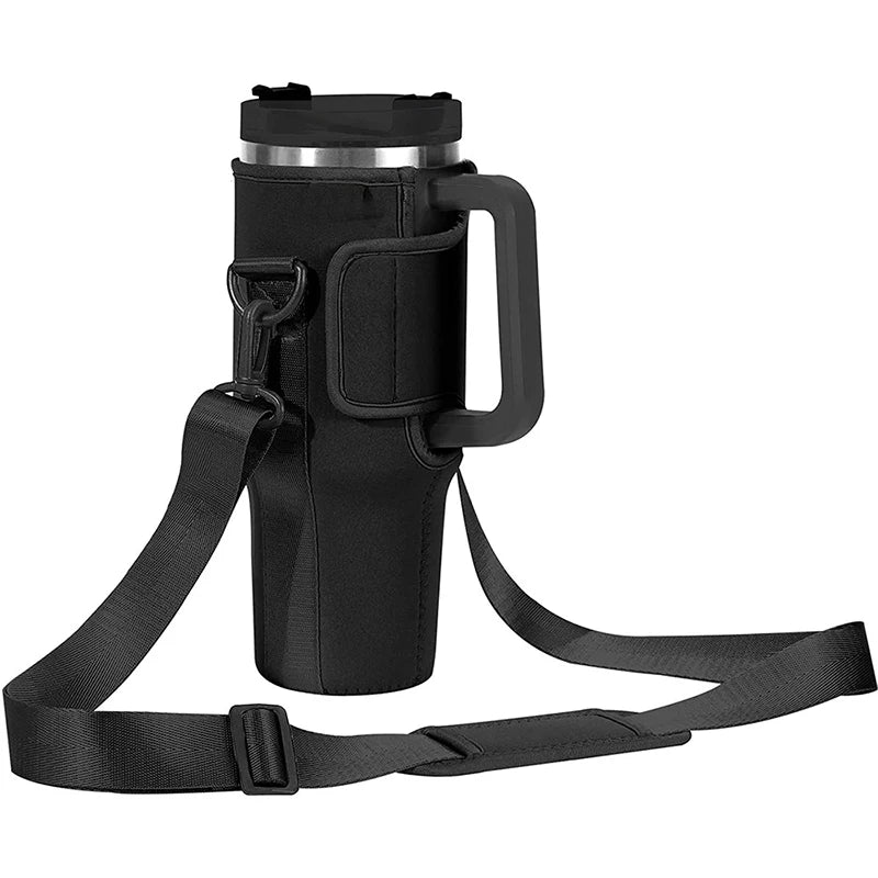 40oz Tumbler Carrier Bag Neoprene Water Bottle Sling for Hiking